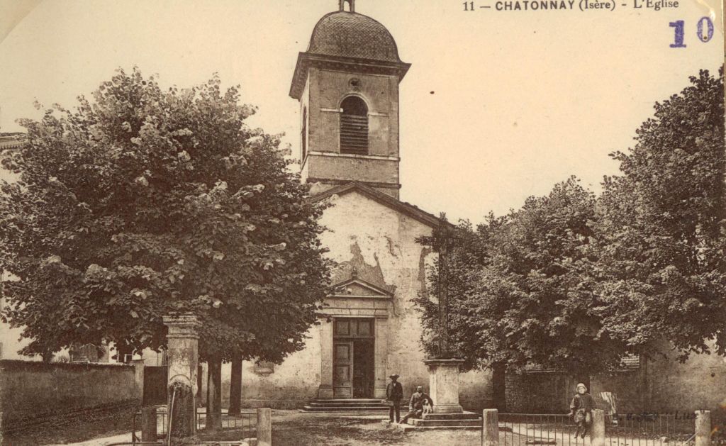 La Chiesa a Chatonnay - luogo di nascita di P. Jean